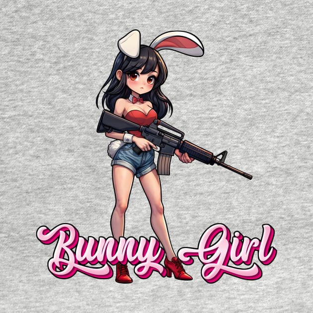 Tactical Bunny Girl by Rawlifegraphic